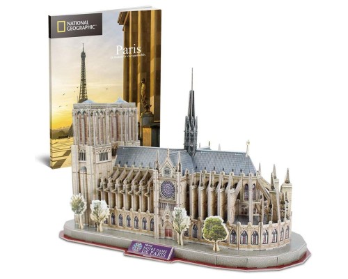 Пазл Cubic Fun Тривимірний пазл National geographic Нотр-Дам-де-Парі (DS0986h)