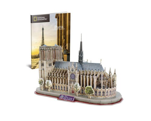 Пазл Cubic Fun Тривимірний пазл National geographic Нотр-Дам-де-Парі (DS0986h)