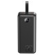 Батарея універсальна XO 30000mAh, PD/20W, QC/22.5W, with light, black (PR240_Black) 