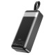 Батарея універсальна XO 30000mAh, PD/20W, QC/22.5W, with light, black (PR240_Black) 