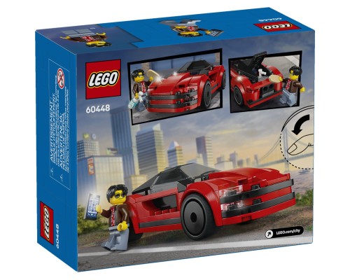 Конструктор LEGO City Червоний спортивний автомобіль (60448)