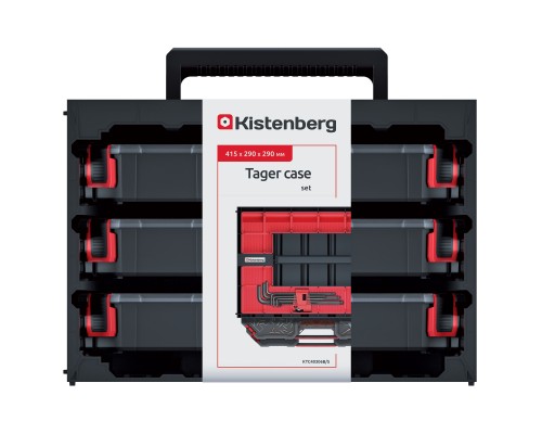 Ящик для інструментів Kistenberg набір органайзерів, 415*290*290, TAGER CASE, KTC40306S (KTC40306S)