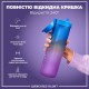 Пляшка для води ION8 OneTouch Times To Drink 1000 мл BPA Free, Blue & Pink (I8RF1000PBPMOT)