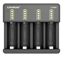 Зарядний пристрій для акумуляторів Liitokala 4 Slots, Li-ion, 16340, CR123A (Lii-L16340)