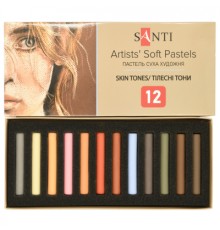 Пастель Santi Skin Tones суха 12 кольорів (353697)