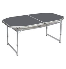 Туристичний стіл Bo-Camp Case Model Oval 150x80 cm Grey (1404399) (DAS303275)
