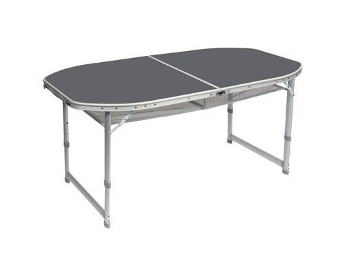 Туристичний стіл Bo-Camp Case Model Oval 150x80 cm Grey (1404399) (DAS303275)