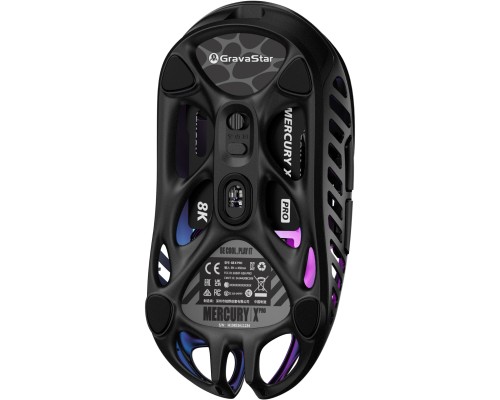 Мишка GravaStar Mercury X Pro 8K Wireless/Bluetooth/USB Black (GSXPRO_BLK)