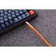 Дата кабель USB-C + USB A to USB-C 1.0m Double-Sleeved Geek orange Keychron (CAB22_KEYCHRON)
