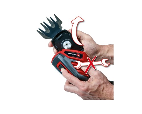 Кущоріз Einhell GC-CG 36/70 Li, 3.6V, 2Ah, різ 7/11см, крок різу 8мм (3410360)