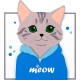 Картина по номерам Rosa Talent 3D Meow МДФ ґрунтоване, 18х20 см (4823098543572)