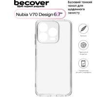 Чохол до мобільного телефона BeCover Nubia V70 Design Transparancy (713563)