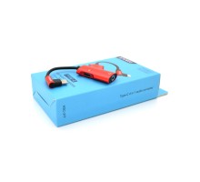 Перехідник USB-C 4-in-1 Audio Adapter USB-C + 3.5mm red iKAKU (KSC-377-TC-R)
