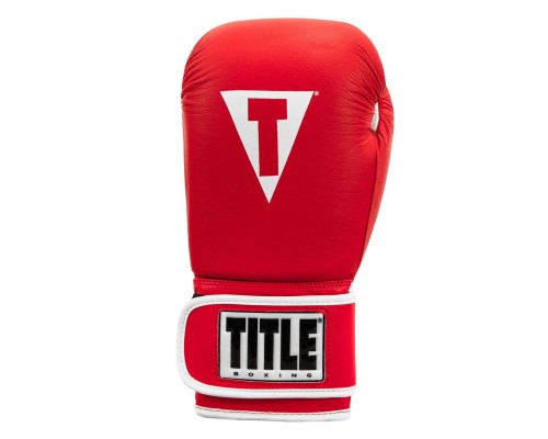 Боксерські рукавички Title Boxing Pro Style Leather Gloves3.0 Red/White 12 oz (TVVTG3 12 RD/WH)
