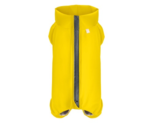 Дощовик для тварин WAUDOG Clothes водонепроникний XS25 жовтий (19818)