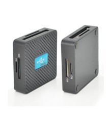 Зчитувач флеш-карт Voltronic USB 3.0 to SD/MMC/MS/TF/M2 black (HDH-939B/08624)