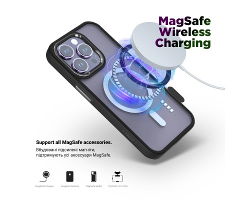 Чохол до мобільного телефона Armorstandart Unit MagCase Apple iPhone 17 Black (ARM86281)