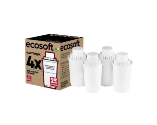 Картридж для фільтра глечика Ecosoft Аквафор 4шт (CRVK4AQRECO)
