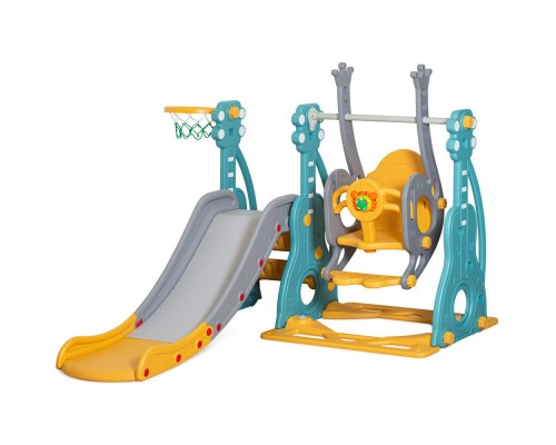 Ігровий майданчик Mealux Ariel (KD-B252 Yellow/Blue/Grey)