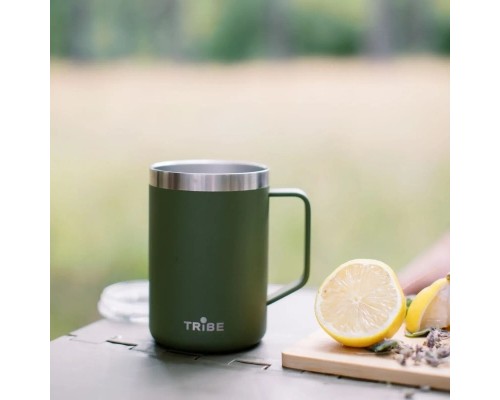Термокружка Tribe Classic Mug 500 мл olive (T-FA-0033-olive)