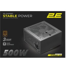 Блок живлення 2E 500W Stable Power ATX3.1 (2E-ST500BR-120)