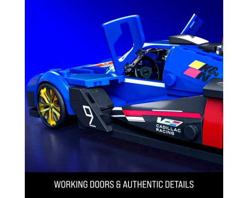 Машина Hot Wheels Brick Shop Speed Cadillac Project GTP Hypercar 236 деталей (JFR89)