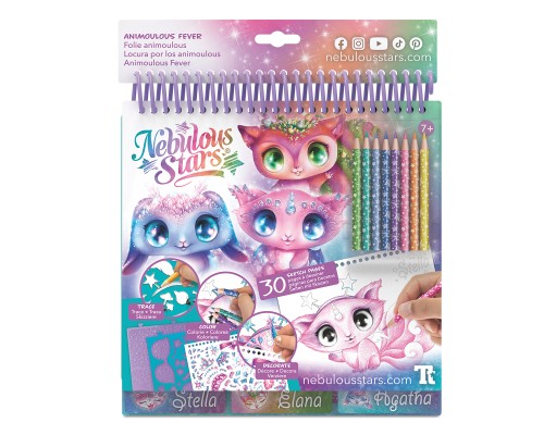 Набір для творчості Nebulous Stars Скетчбук Зоряні друзі (11141)