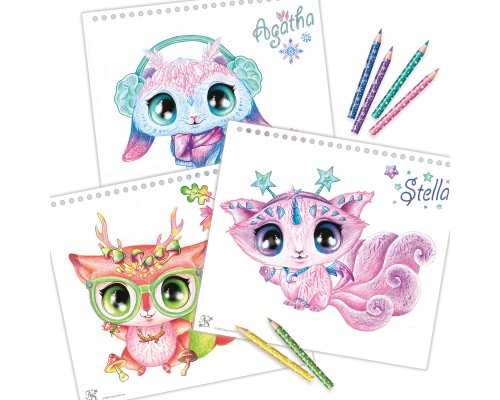 Набір для творчості Nebulous Stars Скетчбук Зоряні друзі (11141)