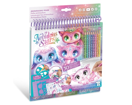 Набір для творчості Nebulous Stars Скетчбук Зоряні друзі (11141)