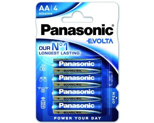 Батарейка Panasonic LR06 PANASONIC Evolta * 4 (LR6EGE/4BP) 