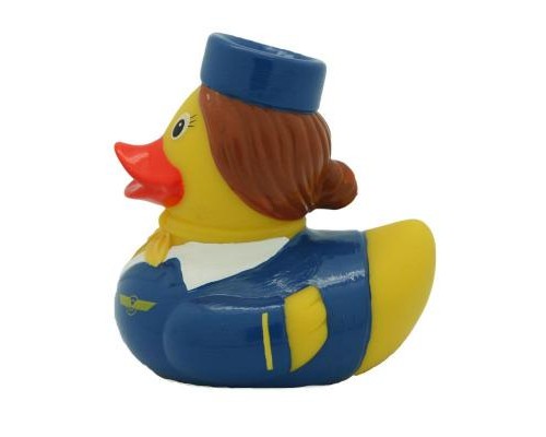 Іграшка для ванної Funny Ducks Стюардесса утка (L1871) Іграшка для ванної Funny Ducks Стюардесса утка (L1871)