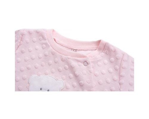 Чоловічок дитячий Bibaby з ведмежам (60063-56G-pink)