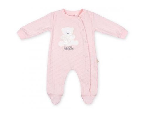 Чоловічок дитячий Bibaby з ведмежам (60063-56G-pink)
