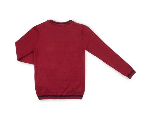 Кофта дитяча Na в'язана з косами (AFB1033-140B-red)