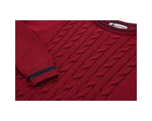 Кофта дитяча Na в'язана з косами (AFB1033-140B-red)
