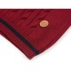 Кофта дитяча Na в'язана з косами (AFB1033-140B-red)