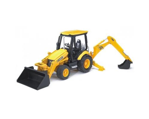 Спецтехніка Bruder Дорожный погрузчик с экскаватором JCB MIDI CX М1:16 (02427)