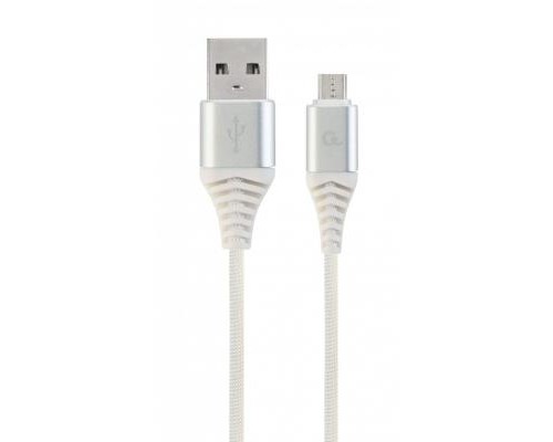 Дата кабель USB 2.0 Micro 5P to AM Cablexpert (CC-USB2B-AMmBM-1M-BW2)