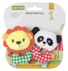 Брязкальце Baby Team Брязкальце-браслет Панда+Левенятко (8504_Панда)