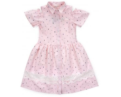 Плаття дитяче Bushra з мереживом (201001-134G-peach)