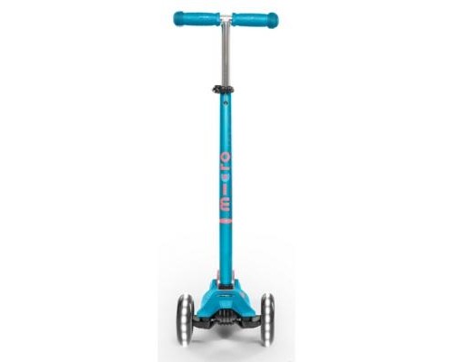 Самокат Micro Maxi Deluxe Aqua LED (MMD078)