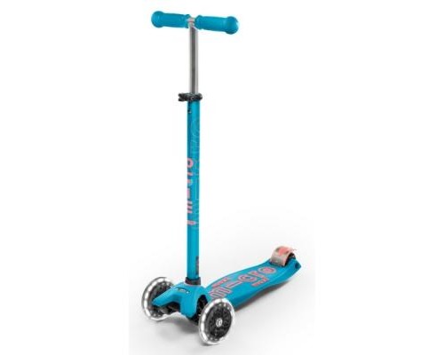 Самокат Micro Maxi Deluxe Aqua LED (MMD078)