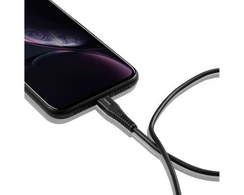 Дата кабель USB-C to Lightning 1.2m MFI Black Canyon (CNS-MFIC4B)