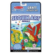 Набір для творчості Melissa&Doug Мерехтлива мозаїка Тварини (MD9438)