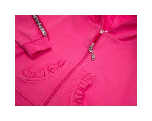 Кофта дитяча Breeze на блискавці з капюшоном (14690-98G-pink)