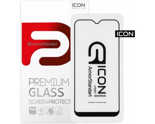 Скло захисне Armorstandart Icon Samsung A01 Black (ARM56125-GIC-BK)