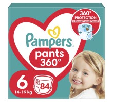 Підгузки Pampers трусики Pants Giant Розмір 6 (14-19 кг) 84 шт (8006540069530)