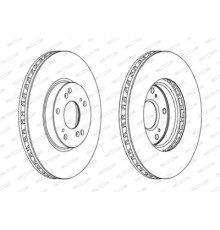 Гальмівний диск FERODO DDF1775C