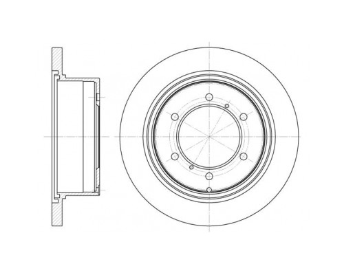 Гальмівний диск REMSA 6552.00