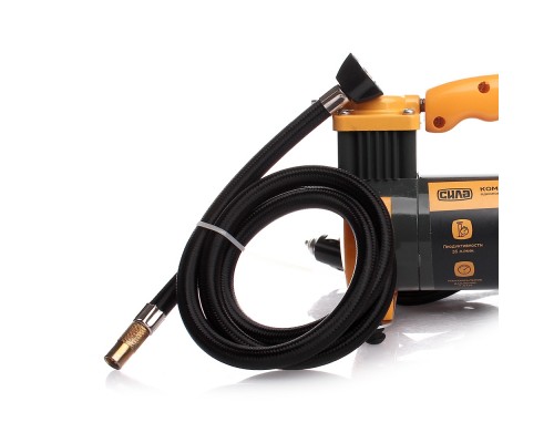 Автомобільний компресор СИЛА СТАНДАРТ з ліхтарем 35л/хв, 7 Атм (900406)